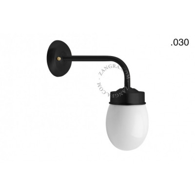 Lampa ścienna / kinkiet mosiężny light.o.101.b.glass030 Zangra