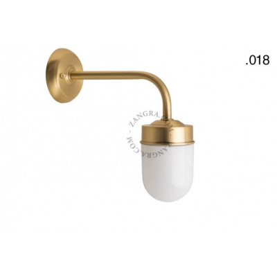 Wall lamp / sconce brass light.o.101.go.glass018 Zangra
