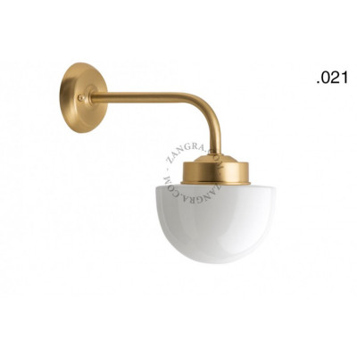 Wall lamp / sconce brass light.o.101.go.glass021 Zangra