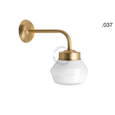 Wall lamp / sconce brass light.o.101.go.glass037 Zangra