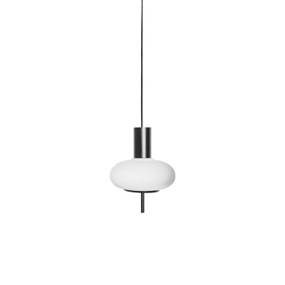 Pojedyncza sufitowa lampa wisząca TORNI A czarna Ummo