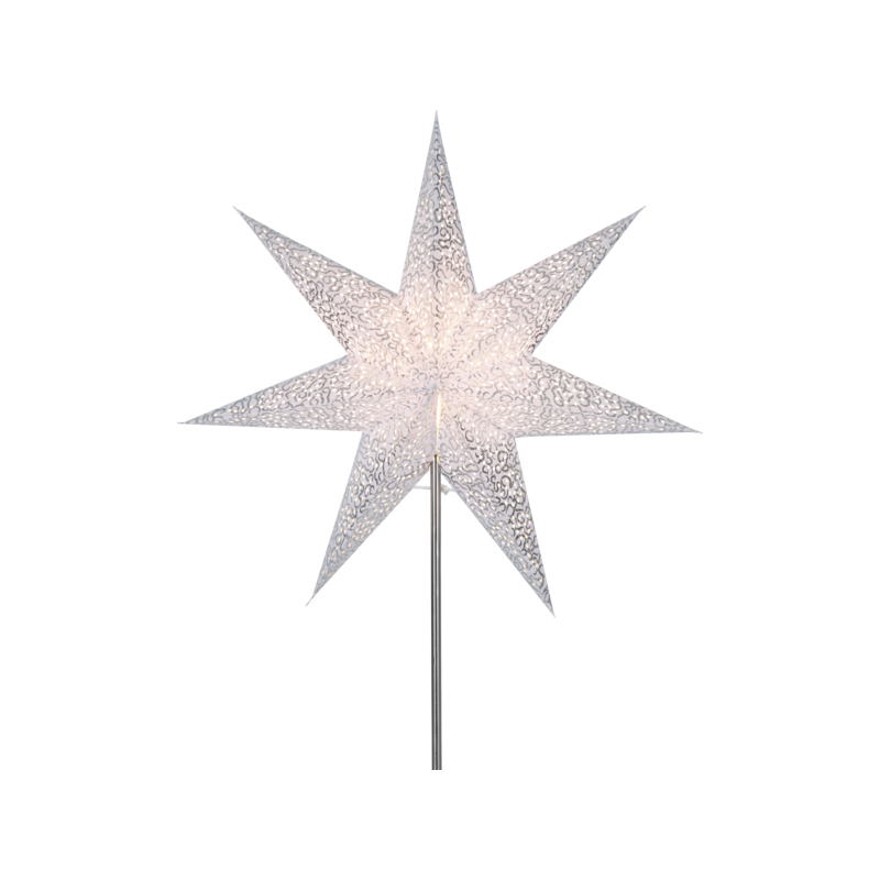 Standing lamp STAR ON PAPER STAR ANTIQUE 236-83 48cm STAR TRADING