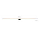 Linear LED bulb S14d transparent - 1000mm 13W dimmable 2200K - for S14 Creative-Cables system