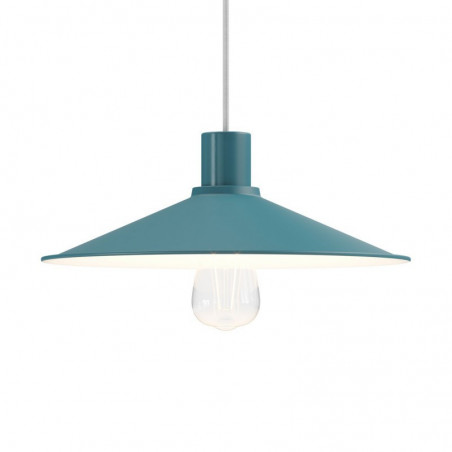 Petrol pendant lamp Swing Pastel with a round lampshade Creative-Cables