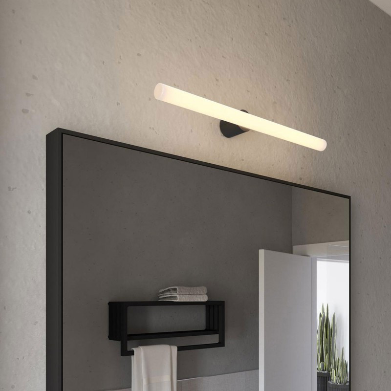 Black Esse14 wall or ceiling lamp holder with S14d fitting - Waterproof IP44 PLS14DPN Creative-Cables