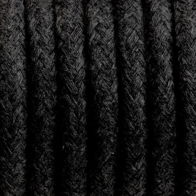 Kabel w oplocie bawełnianym B04 węgiel kamienny dwużyłowy 2x0.75