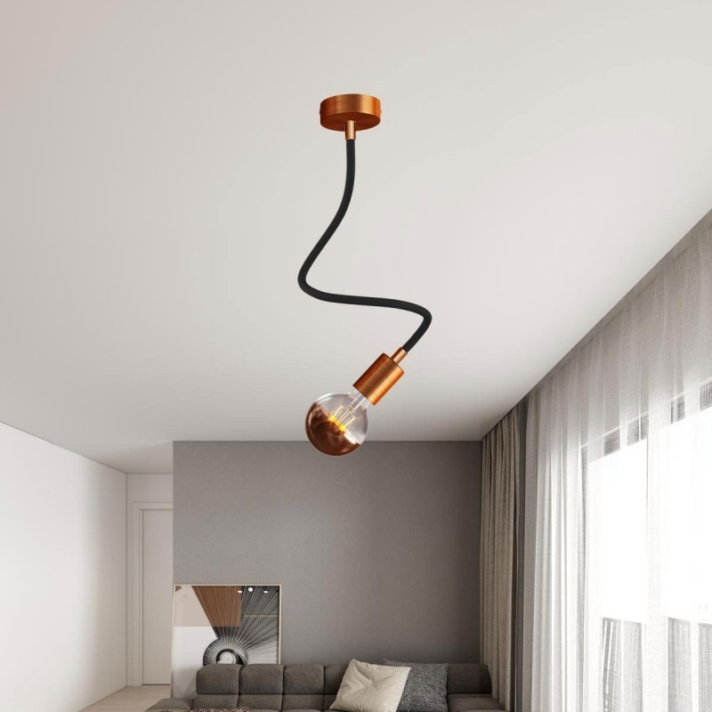 Creative Flex 60 cm wall and ceiling lamp APMFLRAS60RASRM04 Creative-Cables