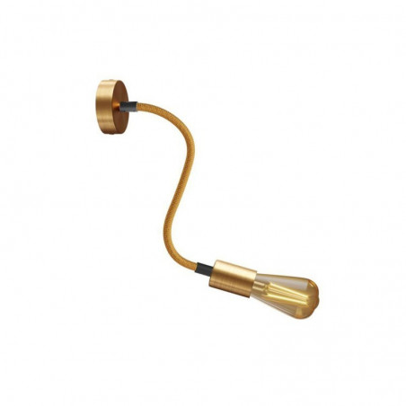 Creative Flex wall and ceiling lamp 30 cm brushed bronze Creative-Cables