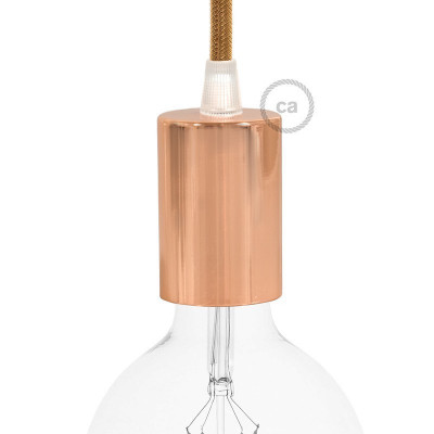 Oprawka lampy metalowa miedziana, E27 KBM4011RA Creative-Cables