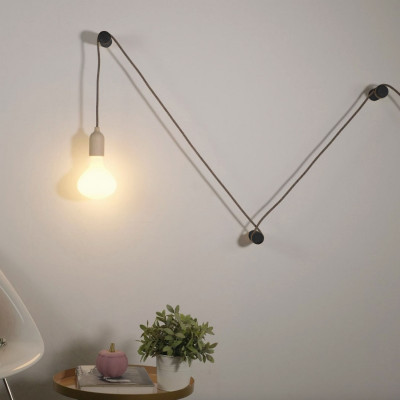 Rolè drewniany uchwyt przewodu do montażu na ścianie lampy wiszącej KPASL03 Creative-Cables