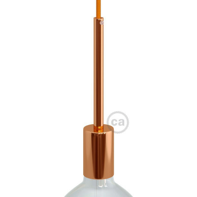 Oprawka lampy metalowa E27 z zaciskiem kablowym 15cm KBM4011RATERM5 Creative-Cables