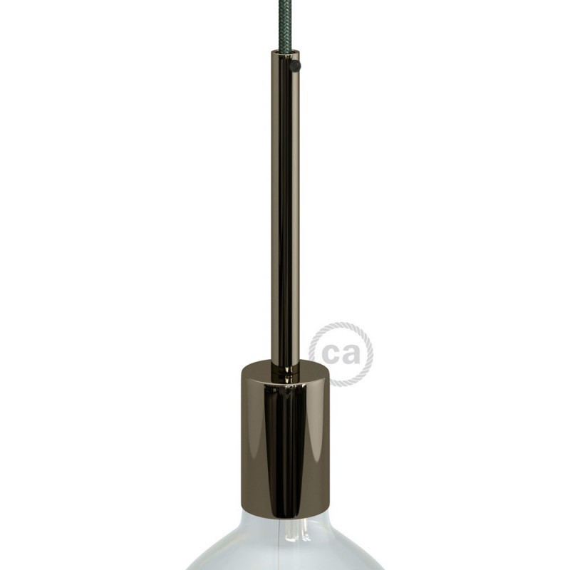 Oprawka lampy metalowa E27 z zaciskiem kablowym 15cm KBM4011BRTERM5 Creative-Cables