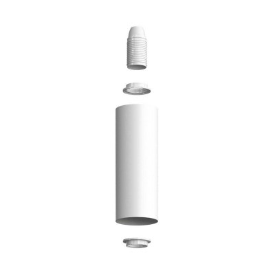 Tub-E14, spotlight pipe with E14 double ferrule lamp holder KSPOTME14VBO Creative-Cables