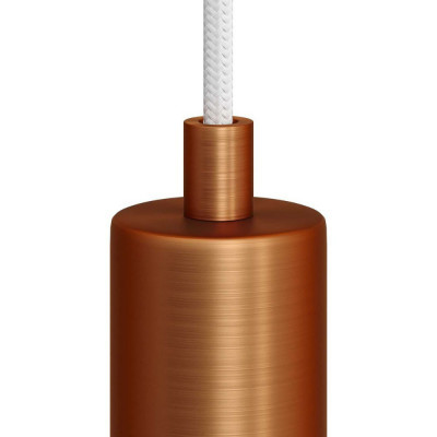 Zabezpieczenie kabla, szczotkowana miedź, metalowa blokada kabla Creative-Cables
