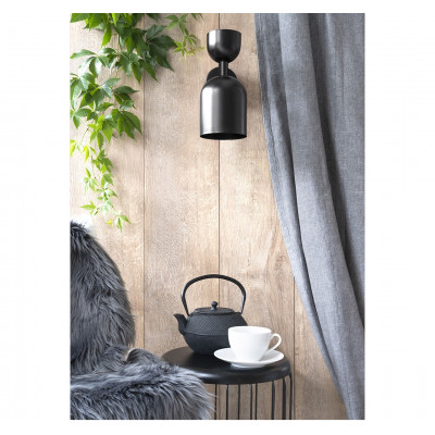 Lampa ścienna SUPURU czarny kinkiet UMMO