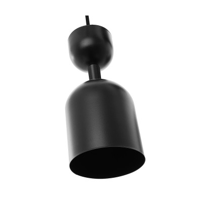 Lampa sufitowa SUPURU czarna lampa wisząca UMMO