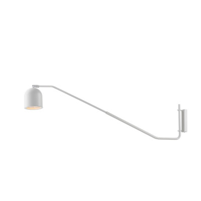 Wall lamp, bracket wall lamp with a switch PURO white KASPA