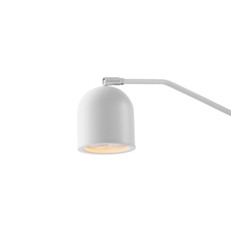 Wall lamp, bracket wall lamp with a switch PURO with cable white KASPA