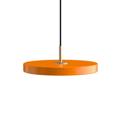 Hanging lamp Asteria mini orange, brass Umage