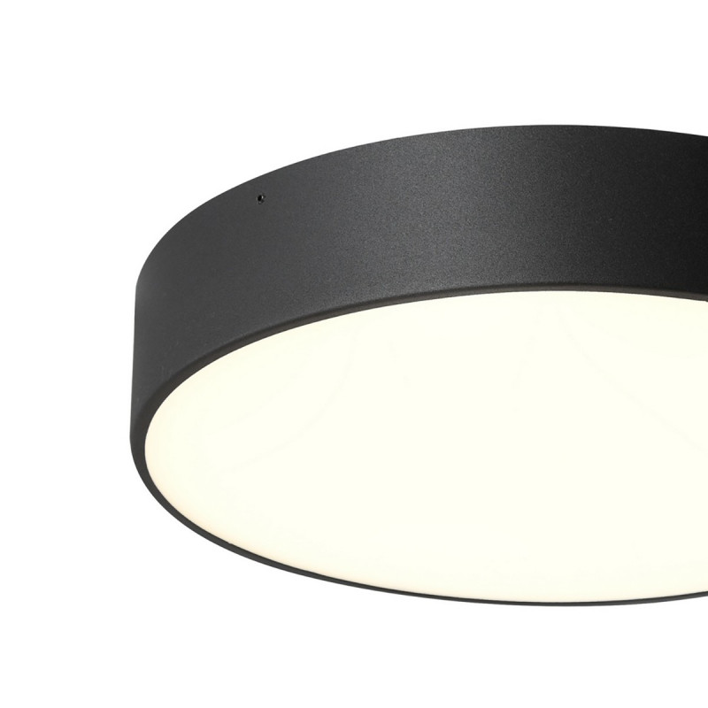 Plafon Disc LED L Black Ceiling Lamp