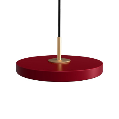 Hanging lamp Asteria micro ruby red, brass Umage
