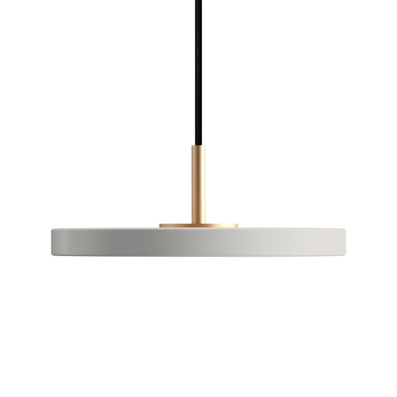 Lampa wisząca Asteria micro szary, mosiądz Umage