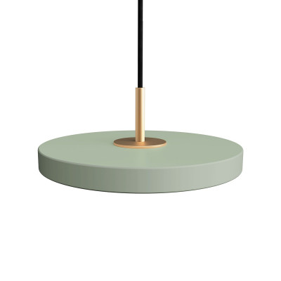 Lampa wisząca Asteria micro oliwkowy, mosiądz Umage