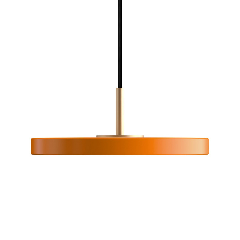 Lampa wisząca Asteria micro pomarańczowy, mosiądz Umage