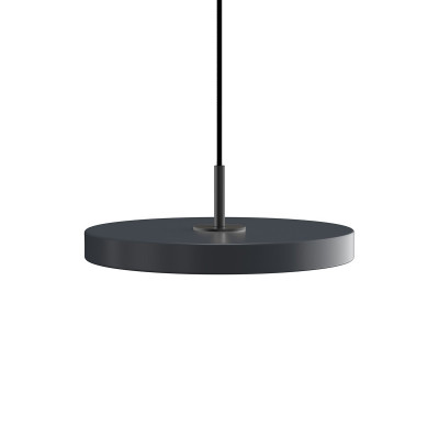Hanging lamp Asteria mini anthracite gray, black Umage