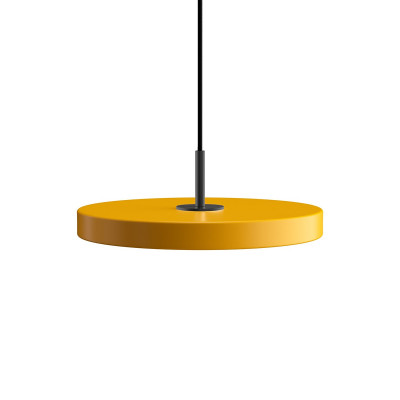 Hanging lamp Asteria mini yellow, black Umage