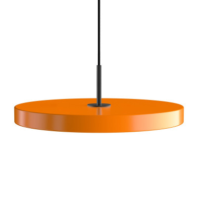 Hanging lamp Asteria medium orange, black Umage