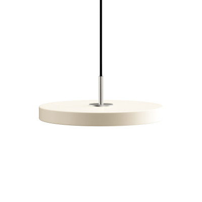 Hanging lamp Asteria mini pearl white, steel Umage
