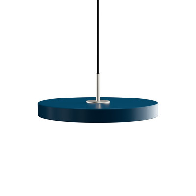Hanging lamp Asteria mini petrol blue, steel Umage