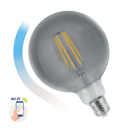 Black bulb Wi-Fi LED ball E27 G125 4.9W-31W 4000K-6500K 350LM Spectrum Smart