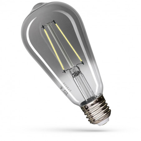 Black decorative bulb LED Modernshine E27 2.5W 4000K 150lm Spectrum Led