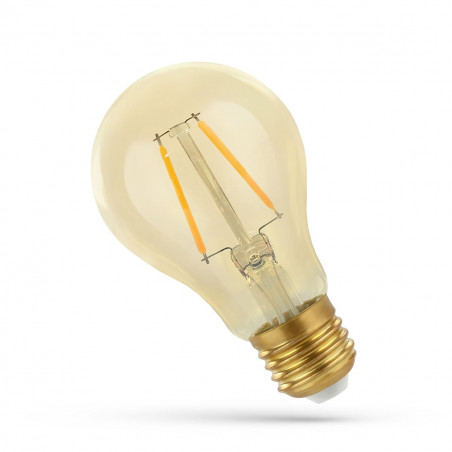 Classic shape amber LED bulb A60 5W 2400K 510lm Spectrum Led