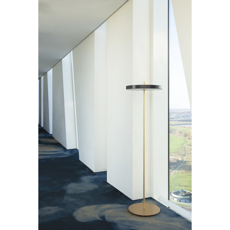 Lampa podłogowa Asteria Floor czarny, mosiądz UMAGE
