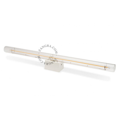Lampa ścienna z przezroczystą żarówką LED STICK 50cm biała Zangra