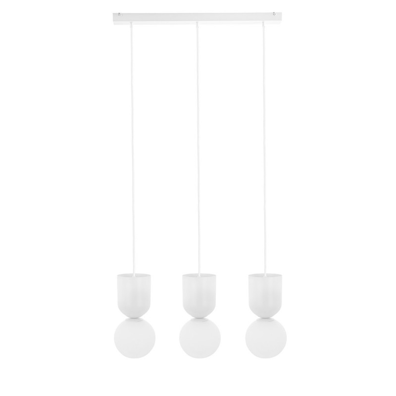 Triple ceiling lamp LUOTI 3L white on a strip UMMO