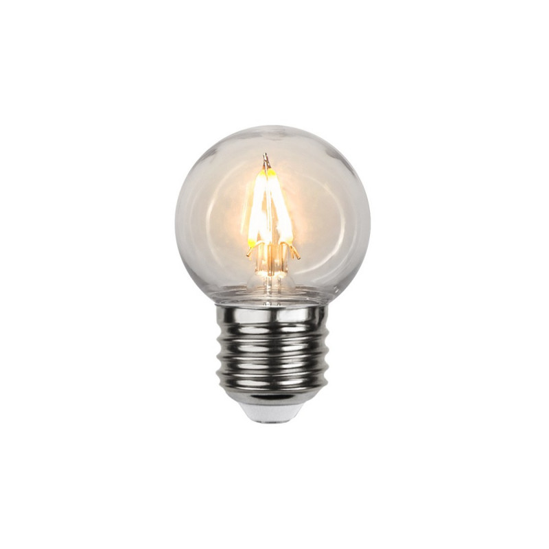 Transparent bulb LED ball G45 E27 0.6W 2200K 70lm Star Trading