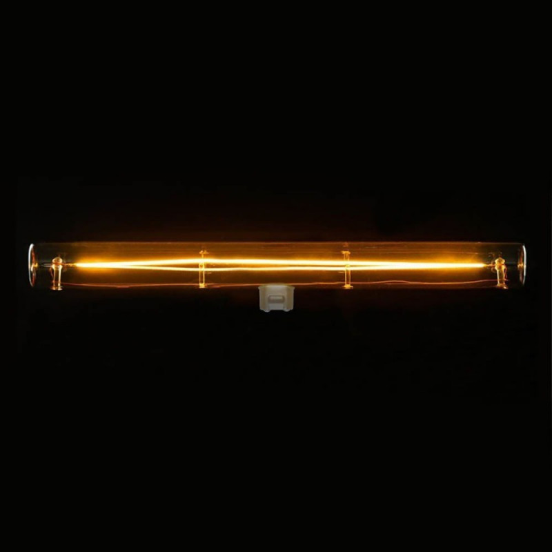 Złota liniowa żarówka LED 30cm S14d 6,5W 1900K 320lm ściemnialna Creative Cables