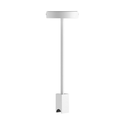 Biała lampa sufitowa z oprawką S14d Syntax® na 30cm rurce Creative Cables