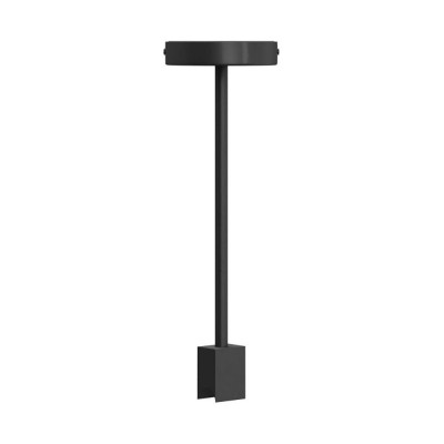 Czarna lampa sufitowa z oprawką S14d Syntax® na 30cm rurce Creative Cables