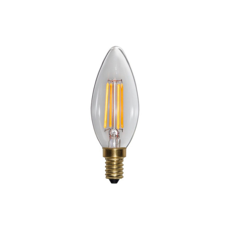 Transparent bulb LED SOFT GLOW E14 C35 4W 2100K 350lm dimmable Star Trading