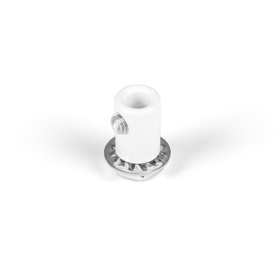 Cable protection, white metal cable lock, strain relief Kolorowe Kable