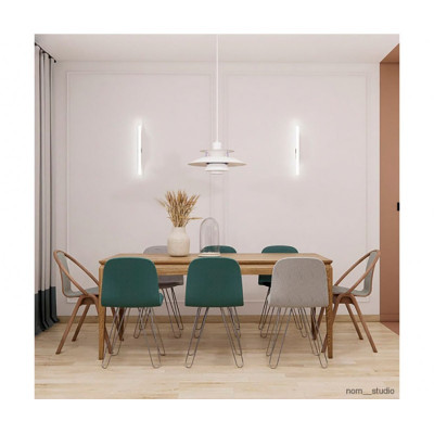 Wall lamp / sconce opal stick lamp light.073.02.030 E27 Zangra