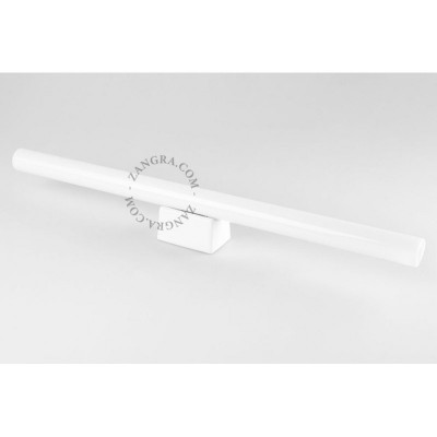Porcelain wall lamp Adriana S14d with opal linear bulb 50cm white Zangra