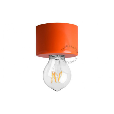 Lampa sufitowa, ścienna 165.o.001 pomarańczowa metalowa Zangra
