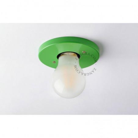 Recessed bulb holder Adele green E27 Zangra