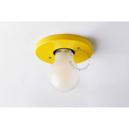 Recessed bulb holder Adele yellow E27 Zangra